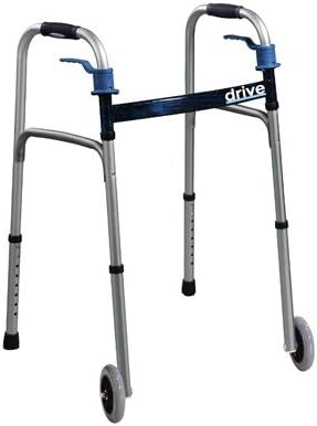 Walker Folding Trigger Release Adult with 5 Wheels (Drive) - World Wide Shipping