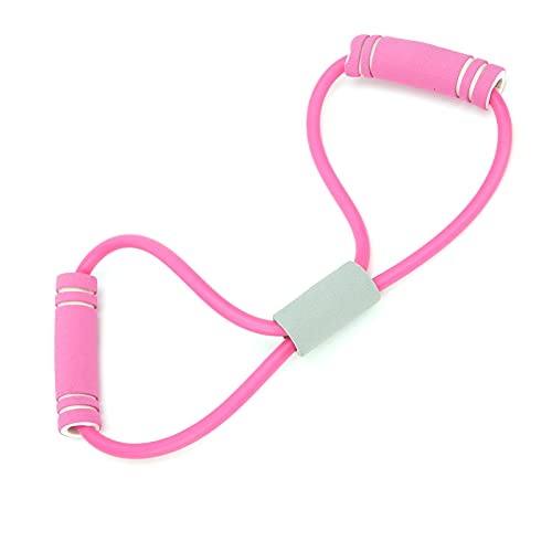 VGEBY Figura 8 faixas de resistência para exercícios com alças, corda elástica macia antiderrapante