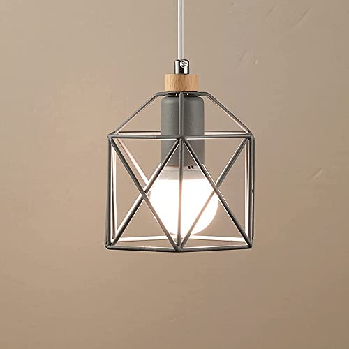 Luminaires de plafond métal industriel suspension cage pour couloir