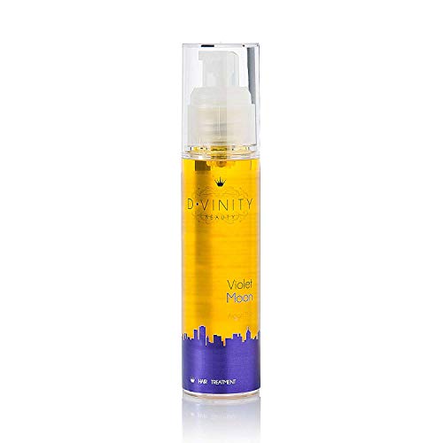 D.VINITY Violet Moon - Argan Elixir, Serum Reestructurante, Aceites Naturales para Cabellos Dañados, Puntas Abiertas, Anti Encrespamiento, 50ml Cover