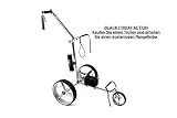GT-S Elektrischer Edelstahl Golftrolley inkl. 10 Zubehörteilen (Exklusivmodell) 2 Jahre Garantie