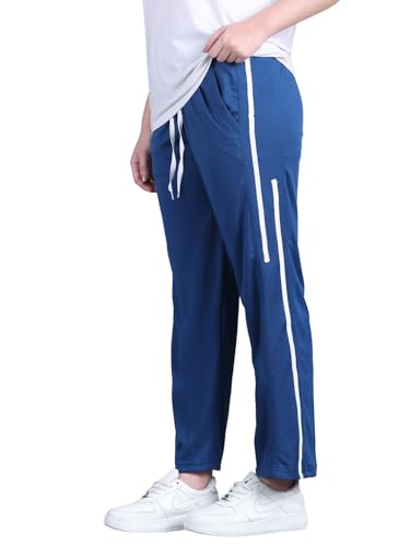 Image of Mack Jonney Striped | Relaxed Fit | Polyster Lycra Trackpant for Women-M01