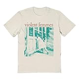 Violent Femmes Band T Shirt Album Adult Natural Short Sleeve Folk Punk Music Vintage Style Graphic Tees