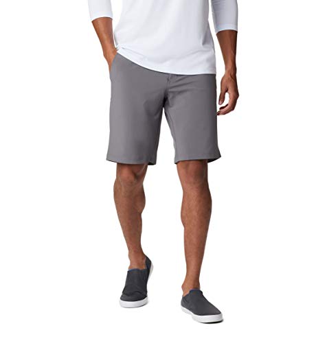 Columbia Men s PFG Slack Tide Short, UV Protection, Breathable, City Grey, 38