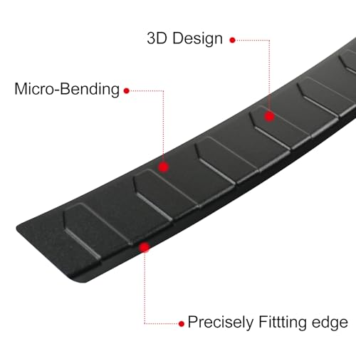 Image of Rear Bumper Protector for Mazda 2017-2025 CX5 CX-5 Car Accessories ABS Plastic Material Matte Black Resistant Trunk Door Entry Guards