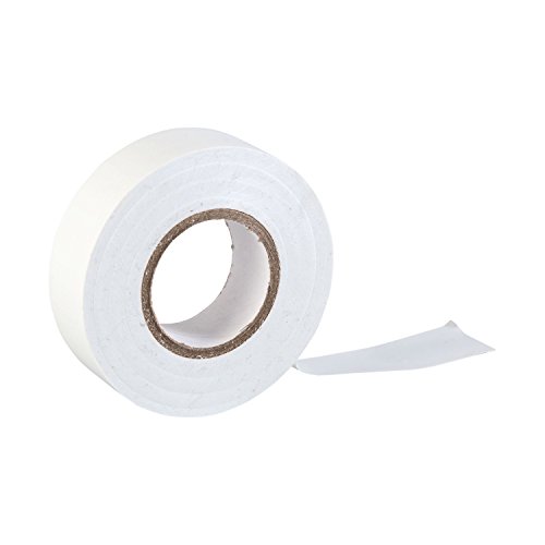 Gocableties White Electrical Tape 19mm x 20m Strong Self-Adhesive PVC Insulation Tape for Insulating Repairing and Protecting Electrical Wires 1 Roll