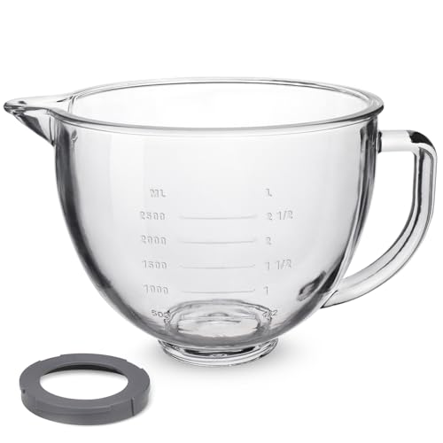 Tazón de Vidrio 5 QT para KitchenAid Stand Mixer miniatura 1