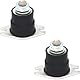 UANOFCN 325974 2 Stück Boot Obere Motorhalterungen passen für Johnson Evinrude OMC 20-35 PS Außenbordmotoren ersetzen 0325974 778211