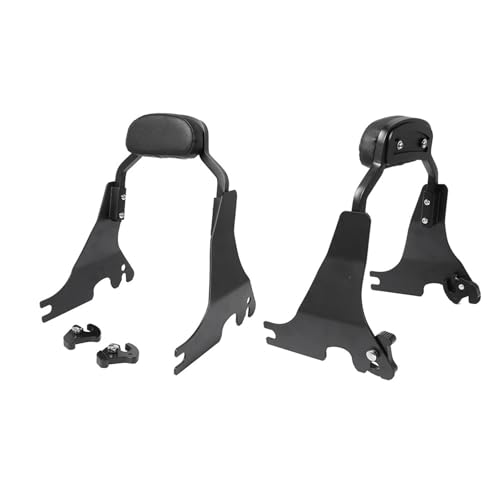 Barre sissy moto noire et support bagage pour vos voyages en duo sur Sportster 883 1200