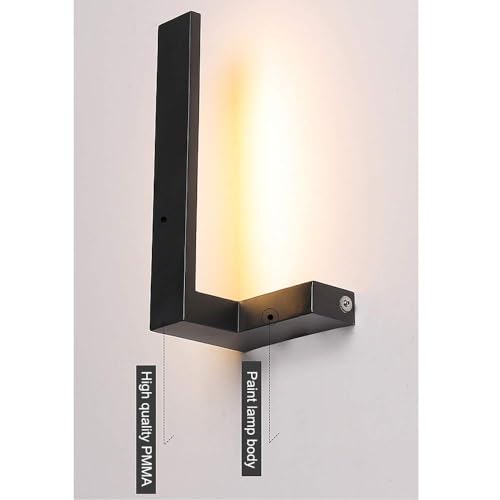 Led Wall Light 10W acabado negro elegante para decoración de interiores 2