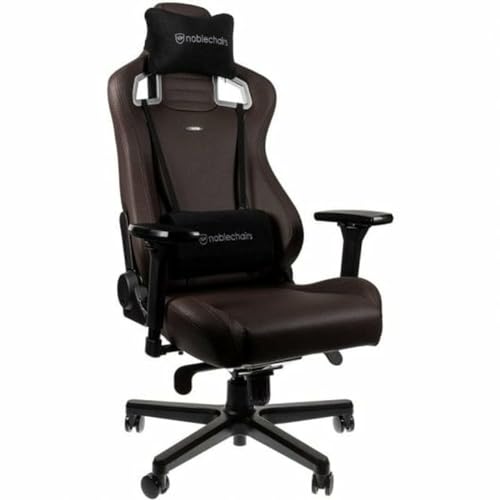 EPIC Sedia da gaming - Sedia da ufficio - Sedia da scrivania - Pelle PU ibrida - 120 kg - 135° Reclinabile - Edizione Java