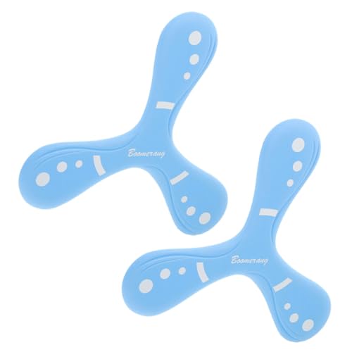 VICASKY 2pcs Soft Thickened Boys and Girls Boomerang Outdoor Plaything for Beach Park Games
