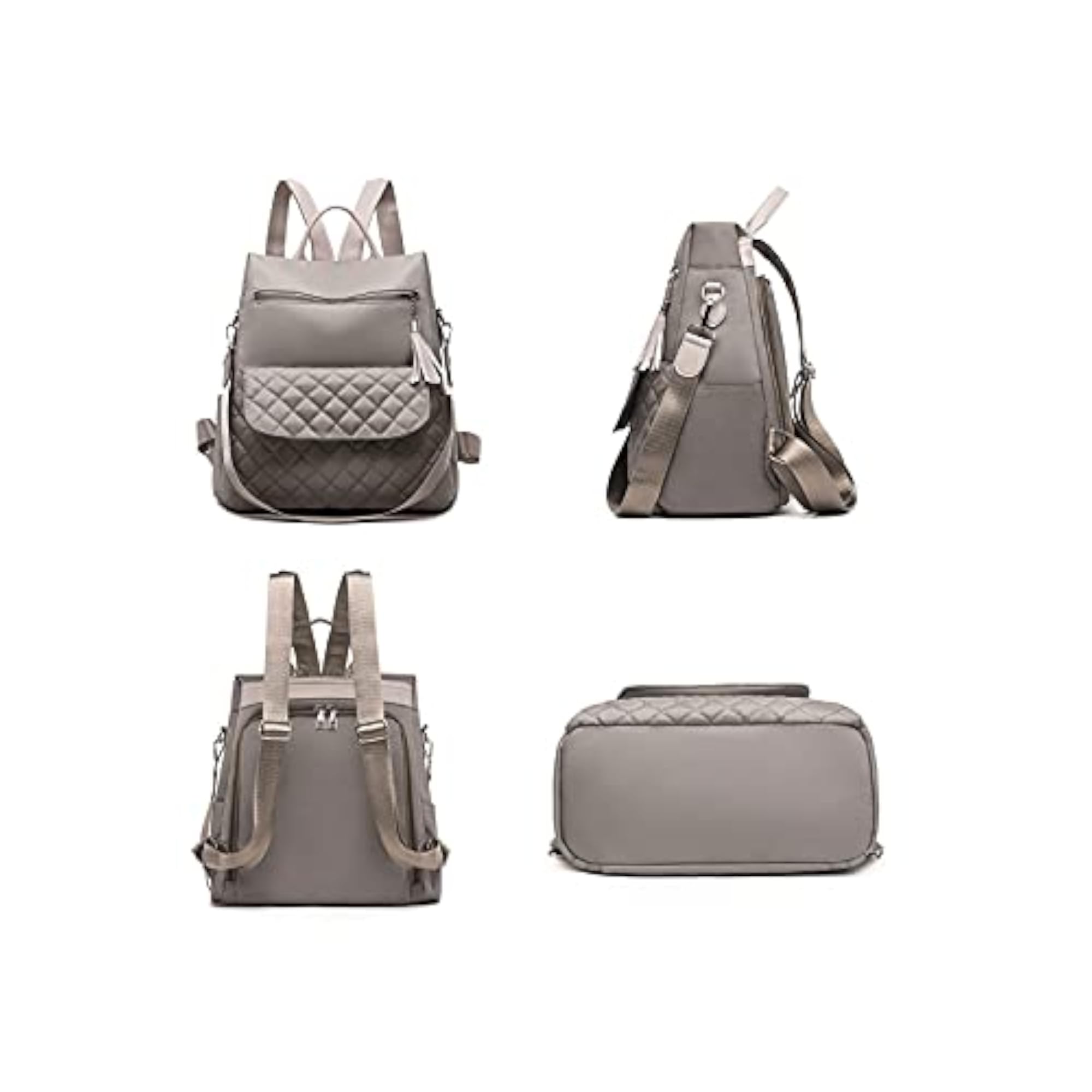 Women's Casual Nylon Waterproof Rucksack Backpack