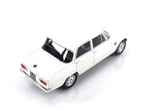 Norev 1/18 Giulia Ti Super Quadrifoglio Verde 1963 White 187970 #TOP4