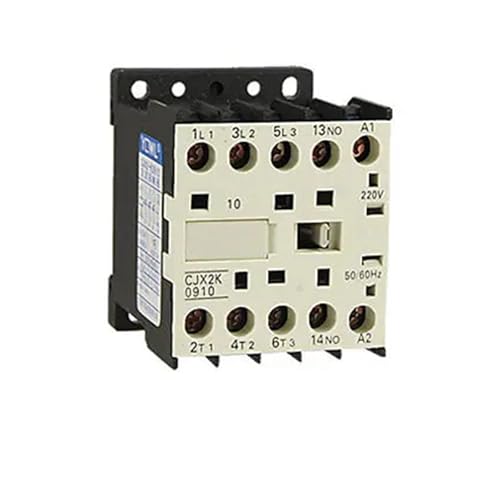 Contacteur AC 9A 690V haute isolation CJX2-K0910 avec bobine 220V 50/60Hz robuste