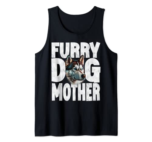 Siberian Husky Dog Owner Husky Mom Furry Dog Mother Débardeur