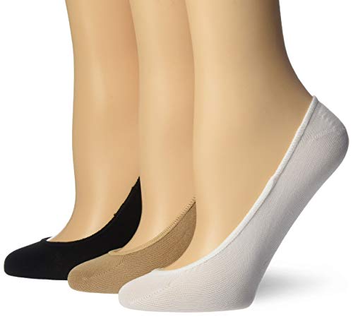 Sperry Women's Solid Micro Liner 3-Pair Socks, Brush Assorted, Shoe Size: 5-10