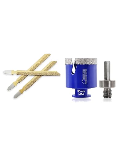Lames de scie sauteuse diamantée et forets diamantés M14 pour scie à carreaux