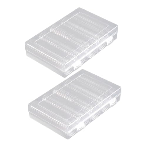 Organisateur de collection de monnaies Uonlytech en écrin transparent haute clarté