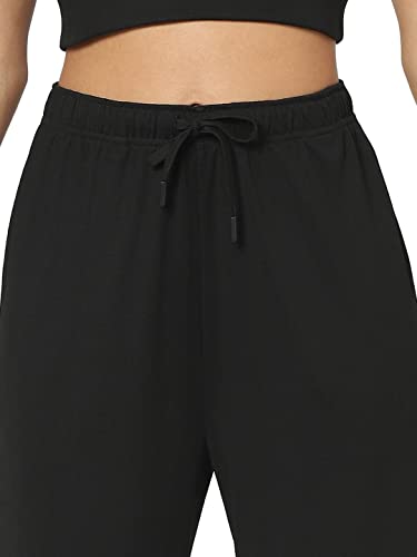 Image of ONLY Women's High Rise Regular Track Pants | Slim-fit Joggers for Women