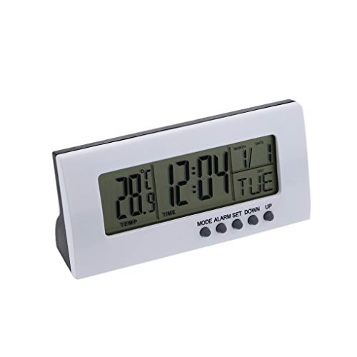 VONKY Multifuncional Indoor Digital Relógio Eletrônico Alarme Calendário Termômetro Sala de umidade