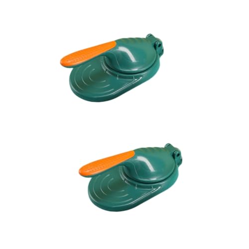 VERDANVERSE 2 Piezas Buque De Vapor Hacer Automático Fabricante De Tortillas De Harina Máquina De Fideos Fabricante De Bolas De Hervida De Raviolis Rueda De Pastelería Green Páginas