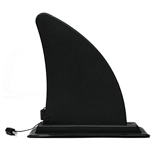Borogo 8 inch Detachable Center Fin, Kayak Skeg Tracking Fin Mounting Points Watershed Board Canoe Large for Inflatable Stand Up Paddle SUP Boards Surfboard & Paddleboard