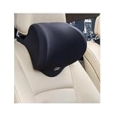  Auto Sitze Memory Foam Nackenkissen Lendenkissen Kompatibel mit für Porsche Cayenne Cayman Macan Panamera E-Hybrid Taycan Kopfstützen-Rückenkissen Innenausstattung,A
