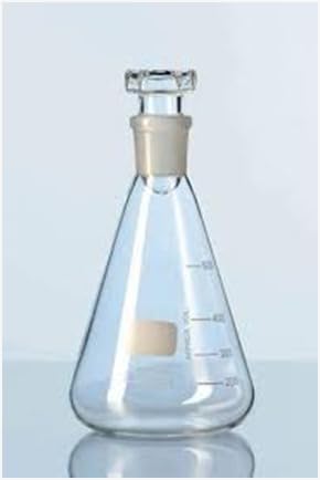 generic E-MEDI- Borosilicate Glass Conical Flask With Glass Stopper 100ml-picture-12