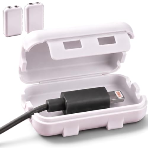 Geddy's Mom Baby Proofing USB Charger Safety Cover (3 Pack, White) | Baby Safety for cord tips. Simple award-winning babyproofing. Child-resistant closure. Fits standard USB chargers