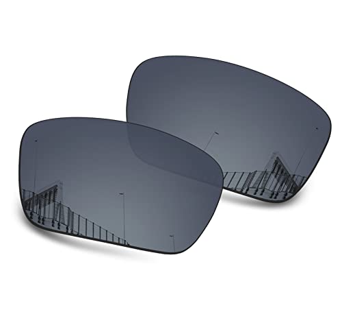 Image of Well-aimed Replacement Lenses Compatible with Oakley Fuel Cell OO9096 Sunglasses - Black Iridium Polarized