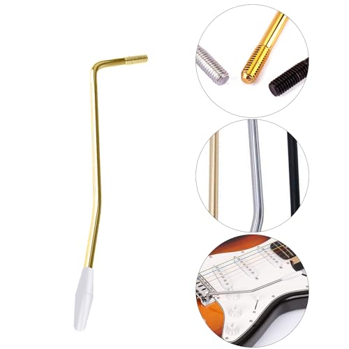 MEISH 3 Pieces Guitar Tremolo Arm Whammy Bar Thread Tremolo Arm Vibrato Arm with Tip Cap for Electric Guitar Holiday Party - Image 2