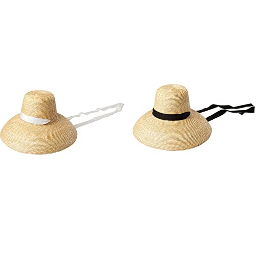 Sombrero de paja para sol con correa ajustable miniatura 5