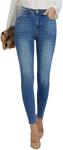 GRAPENT Skinny Jeans for Women High Waist Stretchy Classic High Rise Slimming Jeggings Denim Trousers Pants