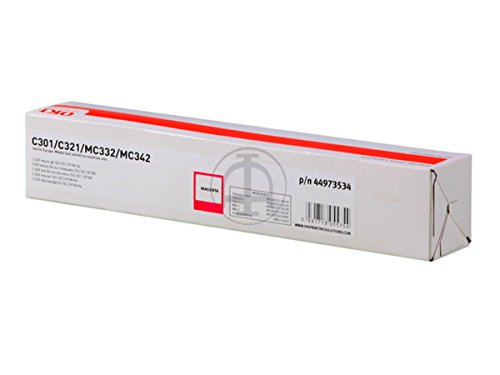 Toner magenta OKI MC 340 Series 44973534 cartouche laser haute définition