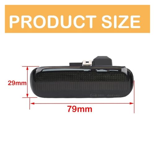Intermitentes laterales LED dinámicos Citroen C4 I Coupe Hatchback Phase 2 espejo retrovisor 6