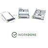 WORKDONE (Pack 4 u. Caddy HDD 2.5" Compatibles avec serveurs Dell PowerEdge T440 T640 R330 R430 T430 R630 T630 R730 R830 R930 R320 R420 G176J - Porteur Échange à Chaud - Support Installation Facile