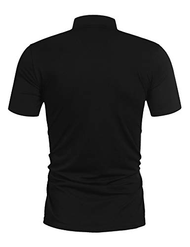 Image of Poriff Men's Casual Slim Fit Basic Tops Knitted Thermal Turtleneck Pullover Sweater
