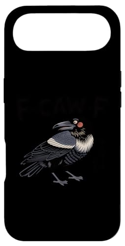 F-Caw-F Crow FCAWF Crow Funny Humor Japanese Art �X�}�z�P�[�X iPhone Air �p