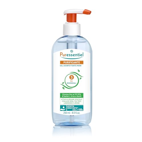 Puressentiel Gel Disinfettante Mani Purificante ai 3 Oli Essenziali 250 ml