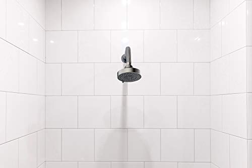 Image of Design House 595108 Middleton II Transitional 3-Function Shower Head for Bathroom, Satin Nickel