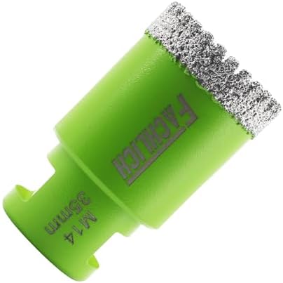 FACHLICH Diamond Core Drill Bits 6mm Tile Hole Saw 2pcs Vacuum Brazed for Porcelain Tile Ceramic Granite Marble