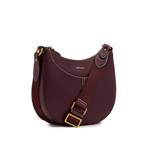Image of Miraggio Tru Hobo Bag | Women Shoulder Bag For Casual Day Look & Travel | Gift Items For Women | Solid Hobo Bags With Adjustable Statement Strap