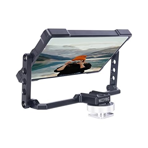 NICEYRIG Vlog Vlogging Selfie Mirror [Plus Version] for iPhone 14/13/12/11 Pro Max 6.1'' 6.7'', YouTube TikTok Instagram Livestream Video Recording and Selfie Shot - 534 Cover