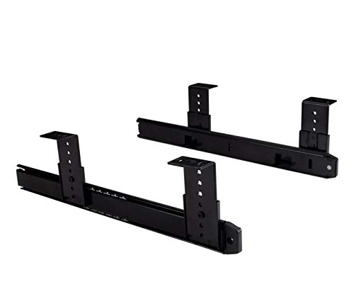 Y&Y Decor 14 inch, 3/4 Extension Keyboard Tray Slides, Black.