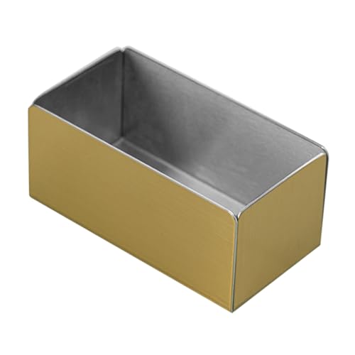 VOSAREA Tea Storage Box Metal Sugar Packet Dispenser Tea Bag Organizer Small Sugar Container Bar Organizer