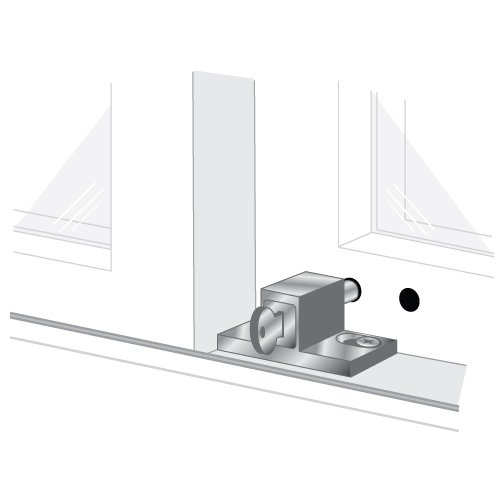Pro-Lok Patio Door Lock - Keyed (Aluminum Finish)