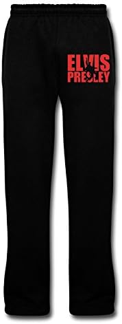 HYD Men's Running Pants Elvis Presley Black Size M Apparel