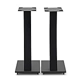 DURABLE CONSTRUCTION: The use of steel in the construction of AVCOM Speaker Stands 650mm ensures maximum durablility. This material is known for its strength and longevity, making the stands capable of supporting your speakers for an extended period....