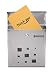 PEELCO Modern Rust Proof Powder Coated Galvanized Steel Black Vertical Lockable Mailbox, Stainless Steel
